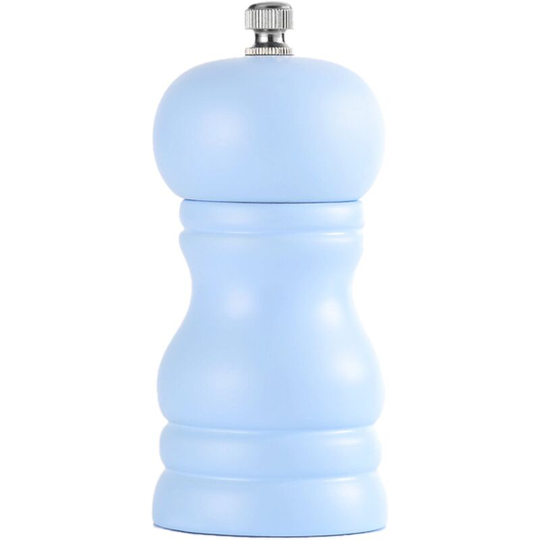 Salt and Grinder Wooden Mills Shakers with Adjustable Coarseness for Seasoning Meal Prep Cooking Dining Nordic blue
