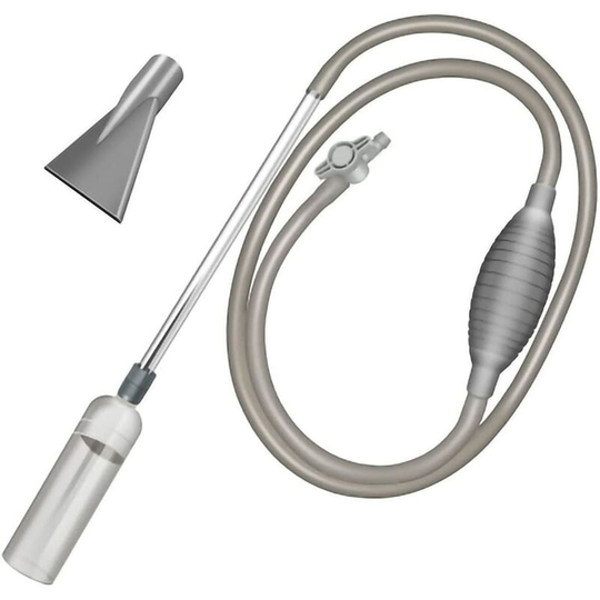 Osqi - Aquarium Water Change with Extra Nozzles 2.6m, Variable Flow and Adjustable Flow Vacuum Siphon Pump, Used for Water Change/Sand Filter