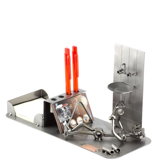 Pullin Plumber Office Screw Man Desk Organiser