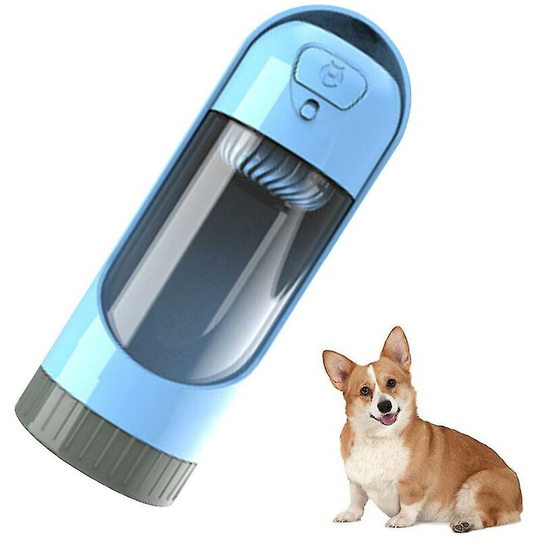Dog Water Bottle For Walking,portable Pet Water Dispenser 1pcs-blue