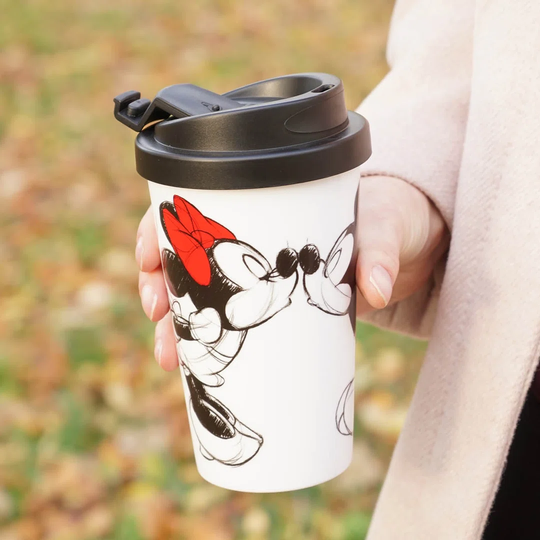 Mickey Kiss Sketch Coffee to Go Mug