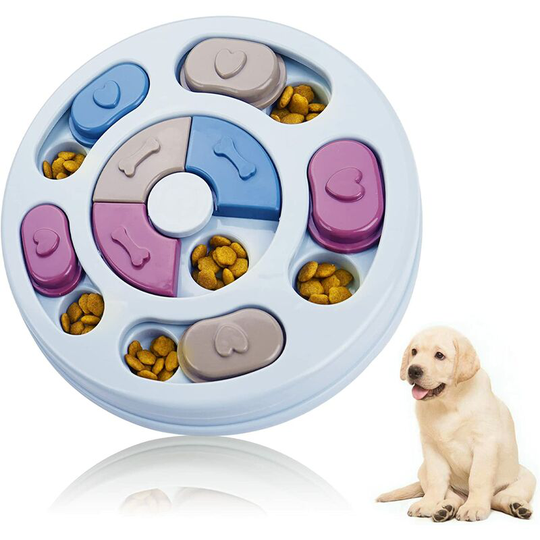 Dog Puzzle Toys,Dog Enrichment Toys Puppy Dog Treat Dispensing Puzzle Game Dogs Treat Dispenser Mental Stimulation Toys for Small Large Dog Cat