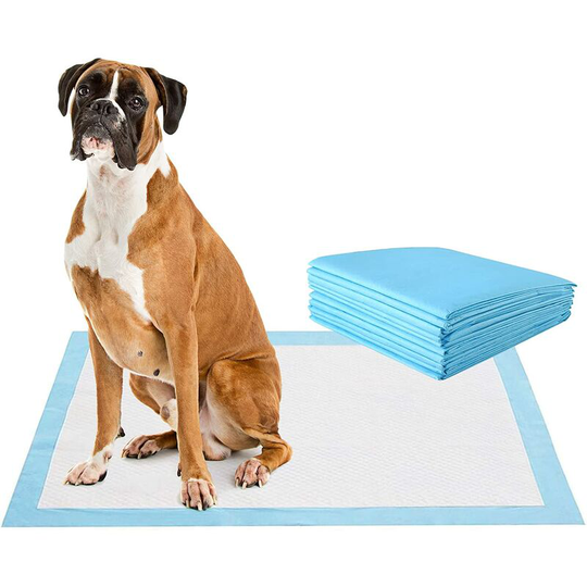 Costway - Puppy Training Pads,Super Absorbent & Leakproof Dog Cat Pee Pad with 5-Layer Design, Disposable Pet Floor Toilet Mats (75*90CM 100 Pack)