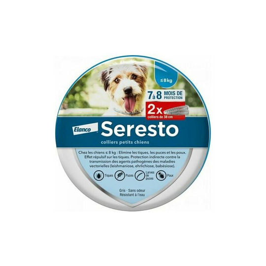 Seresto collar small dogs X2