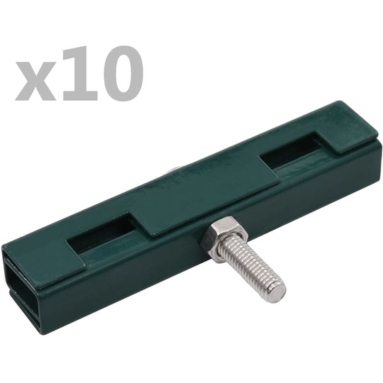 Hommoo - Garden u Mat Connector 10 Sets Green VD06029