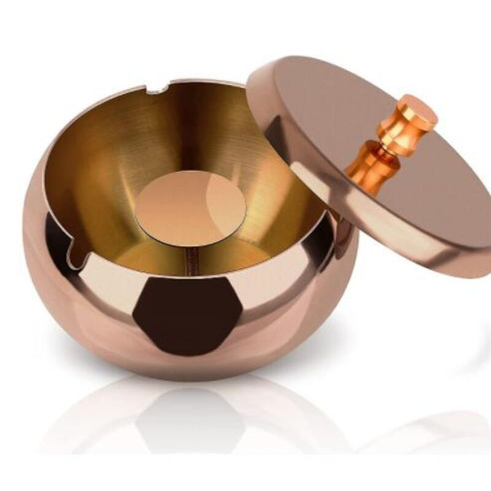 Ashtray,outdoor Ashtray With Lid, Stainless Steel Home Ash Tray Set For Cigarettes, Cool Ashtray For Outside And Indoor Use