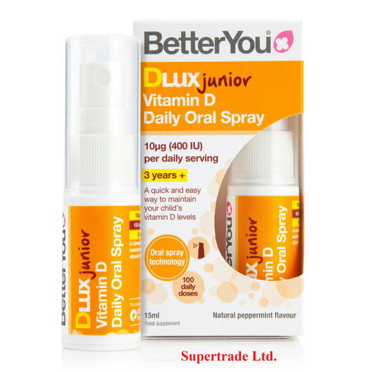3 X Better You DLux Junior Vitamin D Daily Oral Spray - 15ml