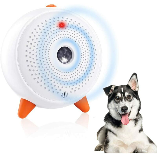 Bearsu - Dog Bark Stopper, Automatic Dog Bark Stopper, Dog Barking Ultrasonic Devices, Waterproof and Rechargeable Ultrasonic Repellent with 33ft,