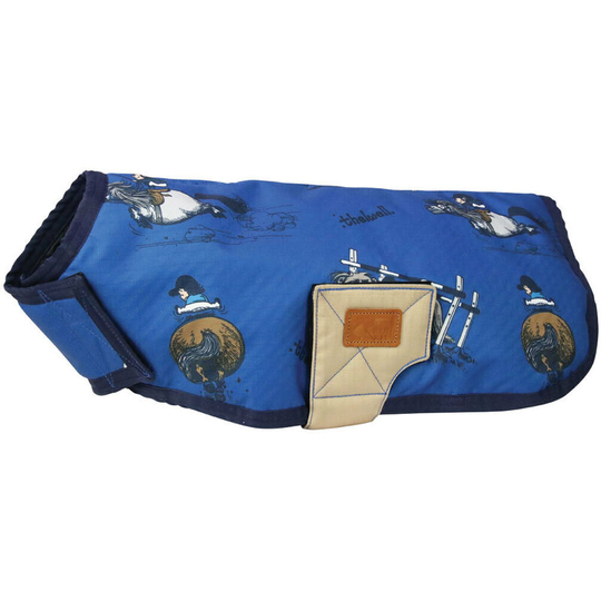 Thelwell Collection Jumping Dog Coat (xl) (Classic Blue/Taupe/Navy) - Classic Blue/Taupe/Navy - Benji&flo