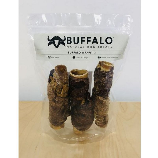 Buffalo - Wraps Dog Treat (Pack Of 3) (One Size) ( )