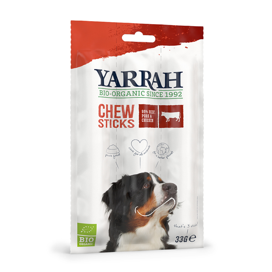 Yarrah Organic Dog Chew Sticks - 33g