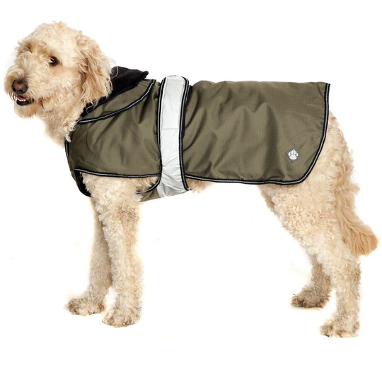 Danish Design Pet Products 2 In 1 Dog Coat (35cm) (Khaki) - Khaki