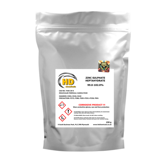 (150g) Zinc Sulphate Heptahydrate fertiliser- 99%-102%