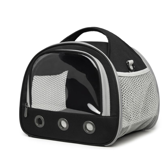 Small Animal Carrier Bag Guinea Pig Carrier Large Size,Portable Bag with Strap for Hedgehog Squirrel Chinchilla Upgraded Version