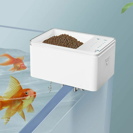 Mini automatic feeder with timer for aquariums and aquariums