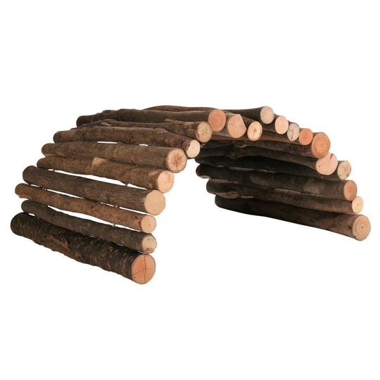 Trixie 62153 Natural Living Willow Bridge 51 30cm - Guinea Pig Rabbit Wood - bridge trixie 62153 natural guinea pig rabbit wood wooden house living