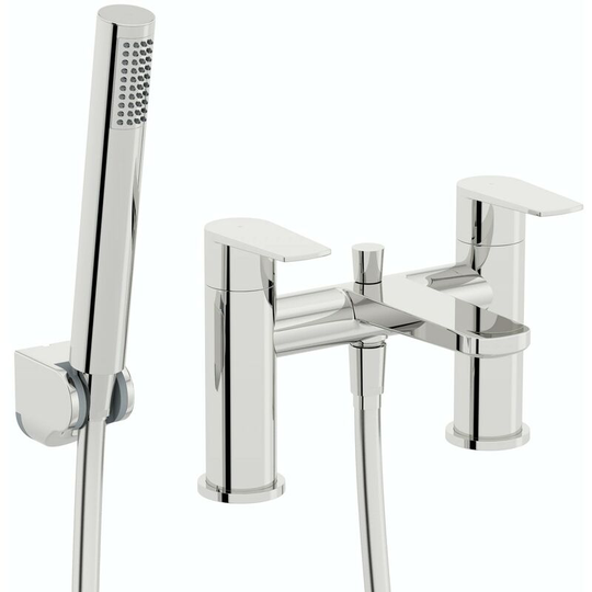 Kirke - Combo wras bath shower mixer tap - Chrome