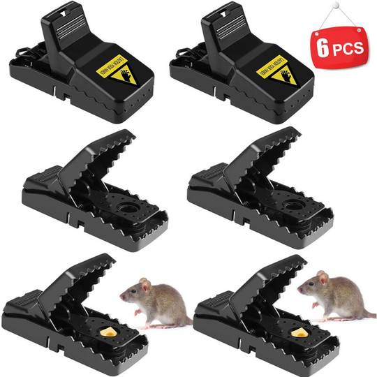 Mouse Traps Professional Mice Trap Blow Trap, 6 Pack Mouse Killer, Mouse Catcher,Efficient, Quick Killing, Can be Reused in The Kitchen and in The