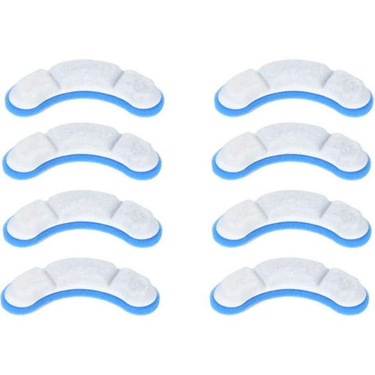 Thsidne Replacement Filters Sponge Activated Carbon Exchange Resin Filters For Cat Water Fountain 8pcs