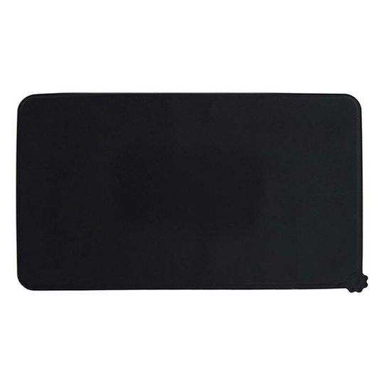 Silicone Trivet for Dog and Cat, Trivet for Puppy and Kitten (Black)