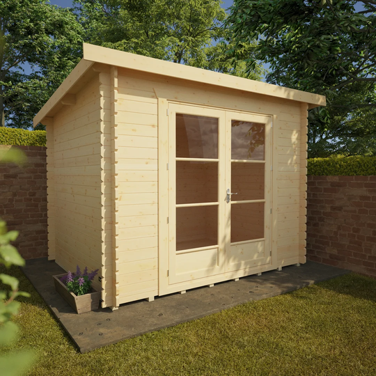 The Corbetti Tongue & Groove Log Cabin 10x8w