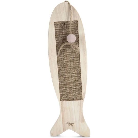 Designed By Lotte - Scratching Fish Coddy 75x17x2 cm Wood Beige