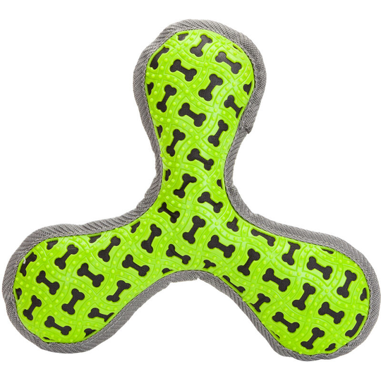 Vfm/ Crufts Tough Toy Triple Arm with Squeaker, Dog Toy, Pet Toy (Dimensions: 27.8cm x 20cm x 4cm)