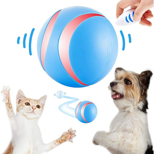 Briday - Automatic Interactive Pet Ball Remote Control Dog Toys Balls Funny led Light Up Smart Balls for Pet Smart Interactive Ball for Dog Automatic