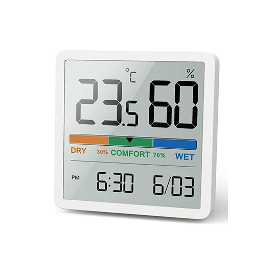 Sun Flowergb - Hygrometer Room Thermometer, Desktop Digital Thermometer with Temperature and Humidity Monitor, Accurate Hygrometer Room Thermometer