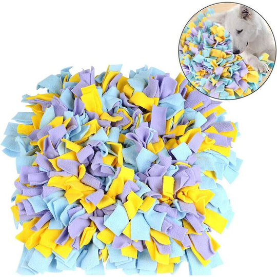 Durable Dog Training Mat Interactive Snuff Cloth Pet Work Nose Toys Funny Smell Foldable Puppy Blanket (45 * 45cm)