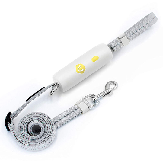 Dog Lead Dog Leash Innovative Design with Quick Lock Strong Lead Reflective Training Walking Handle for Puppy Small Dogs,White