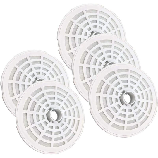 Perle Rare - Great-Fyl 5 Pack Replacement Activated Carbon Filters for Pet Fountains