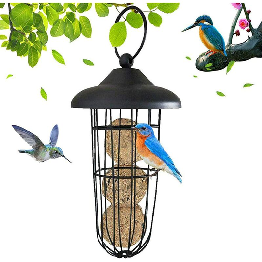 Outdoor Bird Feeder, Wild Bird Feeder, Ball Hanging Bird Feeder, Bird Feeder, for Outdoor Garden Decoration