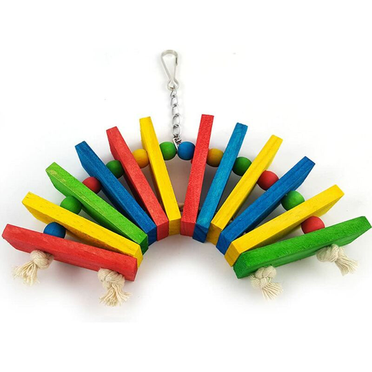 Colorful wooden toys for birds parrot macaw cockatoo parakeet cockatoo parakeet amazon teething toy