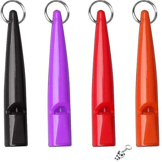 Pcs Professional Dog Whistles, Dog Training Whistle High Pitch Plastic Dog Whistles With Lanyard Keychain For Barking & Recall