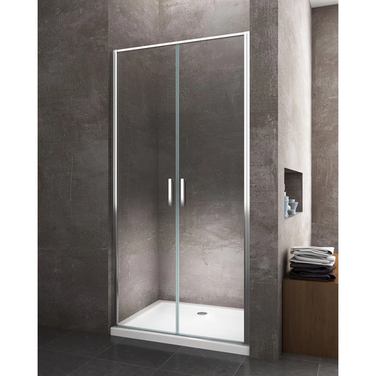 Gertjedine Rectangular Shower Enclosure with Tray - 1900 x 880 mm