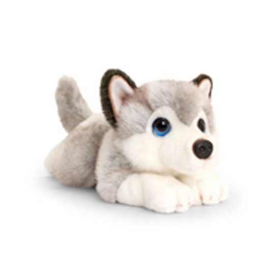 (Large, Multicoloured) Keel Toys Signature Cuddle Husky Puppy