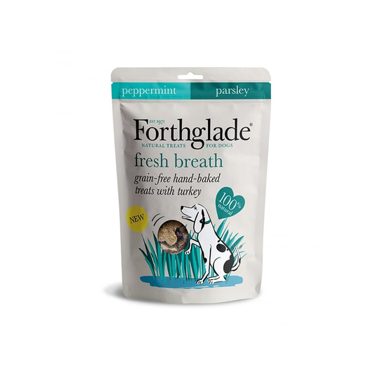 Forthglade Baked Treats Fresh Breath Turkey Peppermint & Parsley 150g