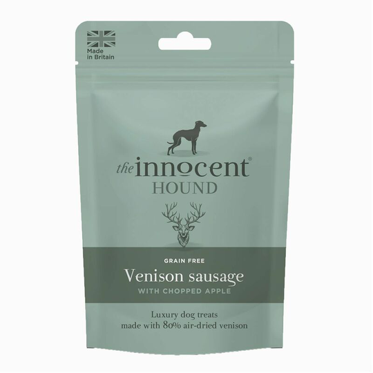 The Innocent Hound - Venison Sausage With Chopped Apple Treats - 7 Treat Pack