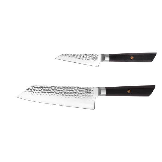 The Bunka Starter Set : 2 Knives (Bunka Paring Knife 9 Cm + Bunka Santoku 17 Cm)