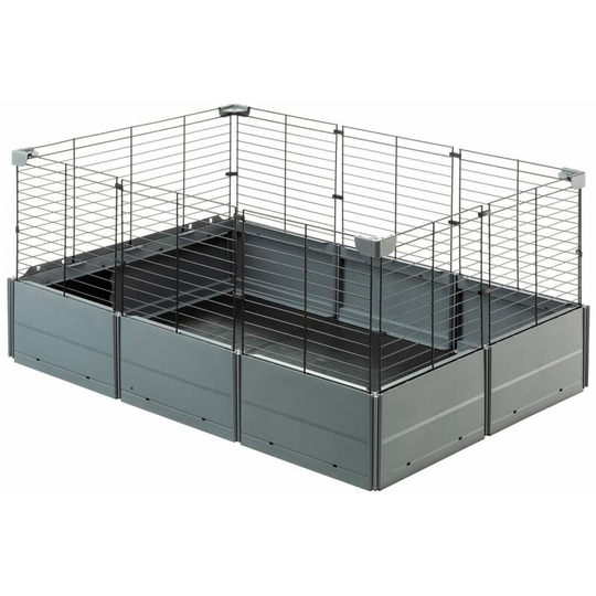 Ferplast - Guinea Pig Cage Multipla Open 107.5x72x50 cm Black Black