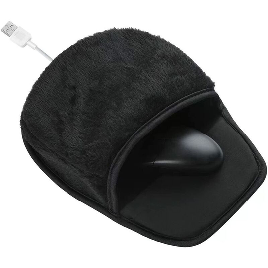 Usb Mouse Heating Pad, Heated Mouse Pad Hand Warmer, Comfortable usb Heated Computer Mouse Pad, Hand-Warming Mouse Pad for Men and Women Office Home
