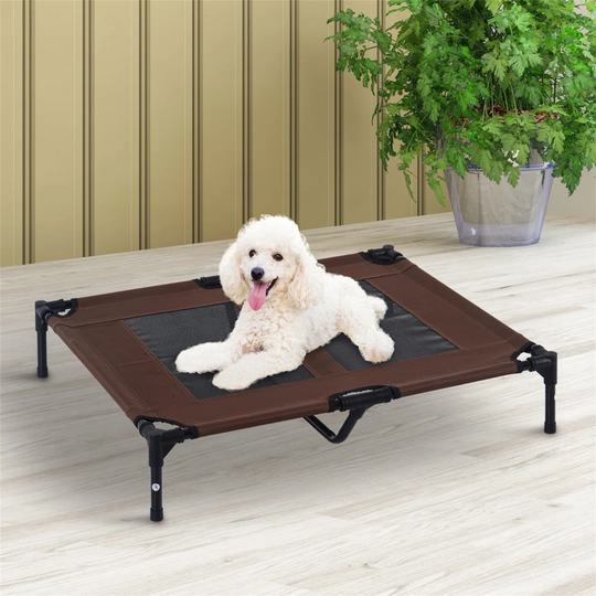 Muskingum Elevated Cot in Brown
