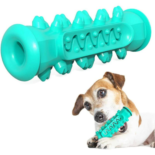 Soekavia - Dog Chew Toys, Multifunction Pet Molar, Effective Non-Toxic Natural Rubber Bite Resistant Rubber Chew Toy