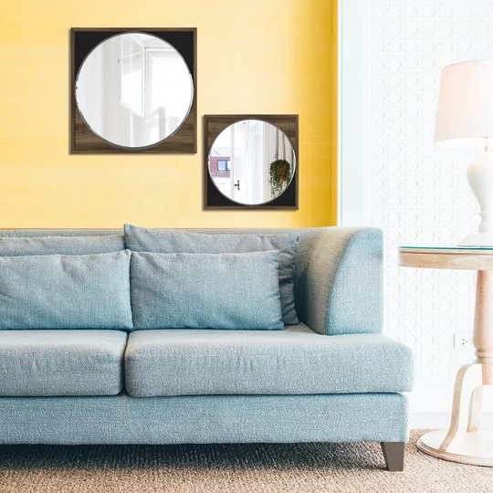 2 Piece Ellon Accent Mirror Set