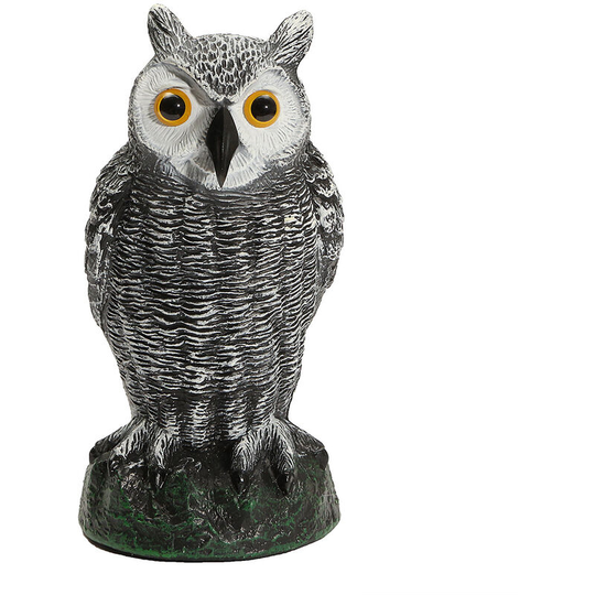 Garden scarecrow owl decoy statue fake owl