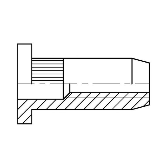 Qualfast M4 Steel Large Head Knurled Rivet Nut (Box-500)