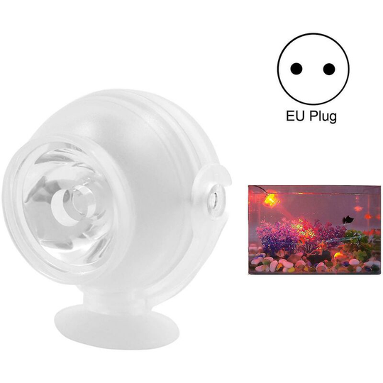Colorful Led Aquarium Fish Tank Spot Lamp Diving Spotlight Illuminated Lights Red Red Eu Plug Thsinde