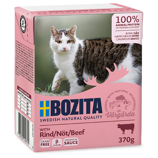 Bozita Chunks in Sauce Saver Pack - Beef (18 x 370g)