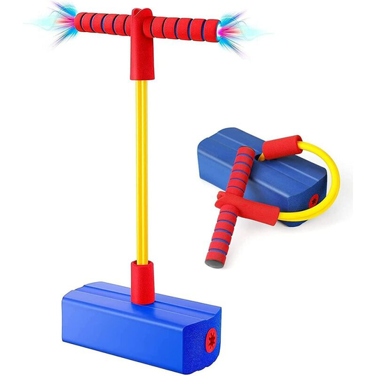 Bungee Jumper - Soft and Fun Pogo Bungee Bouncer for Kids (Light Blue)